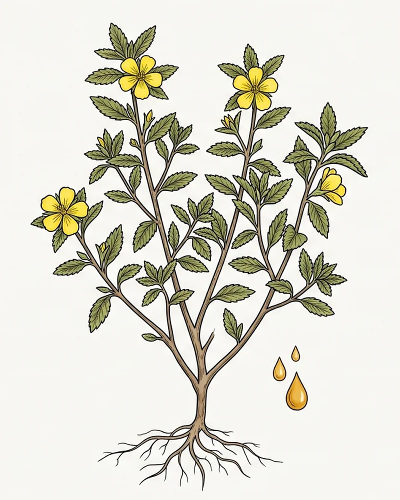 Hábito de Turnera diffusa