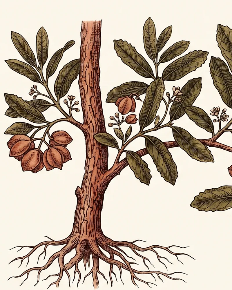 Planta completa de Hippocratea excelsa Kunth