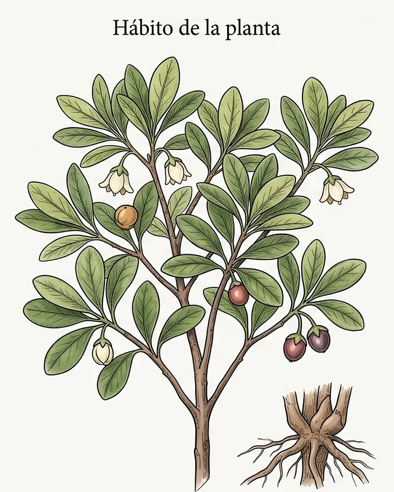 Planta completa de Ternstroemia spp.