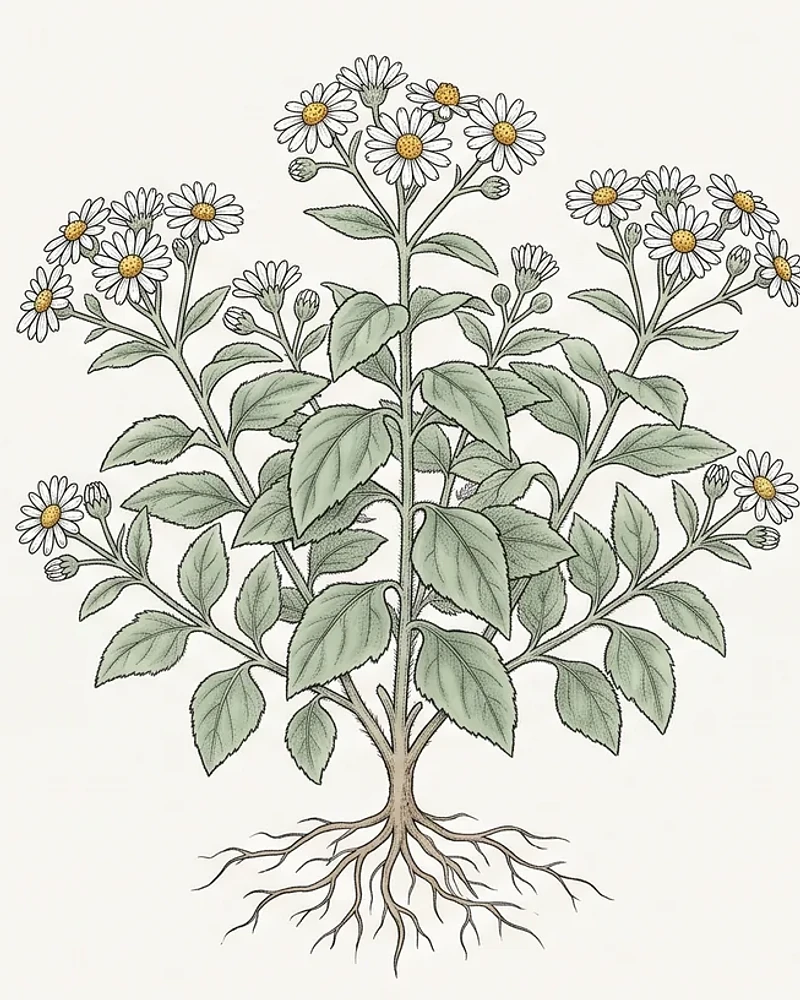 Planta completa de Montanoa tomentosa